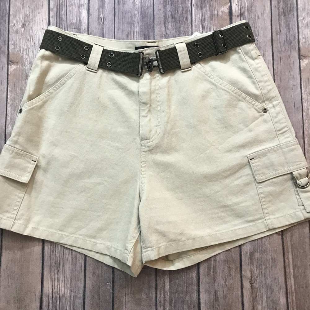 (Sold) Riveted by Lee, Khaki Tan Cargo Shorts, 10